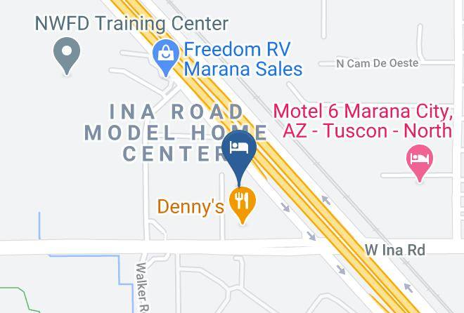 Pima - Best Western Gold Poppy Inn Maps