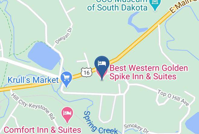 Pennington - Best Western Golden Spike Inn & Suites Maps