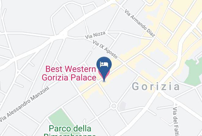 Gorizia - Best Western Gorizia Palace Hotel Maps