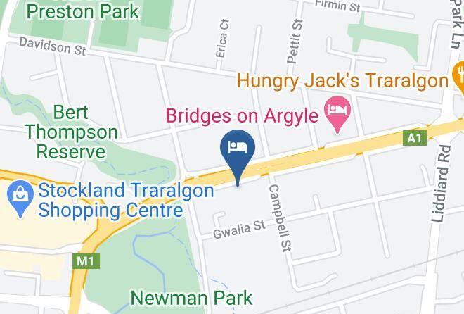 Latrobe - Best Western Governor Gipps Motor Inn Maps