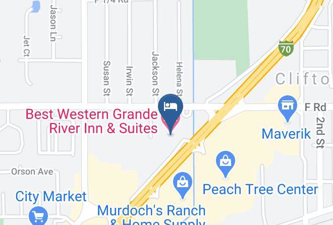 Best Western Grande River Inn & Suites Map