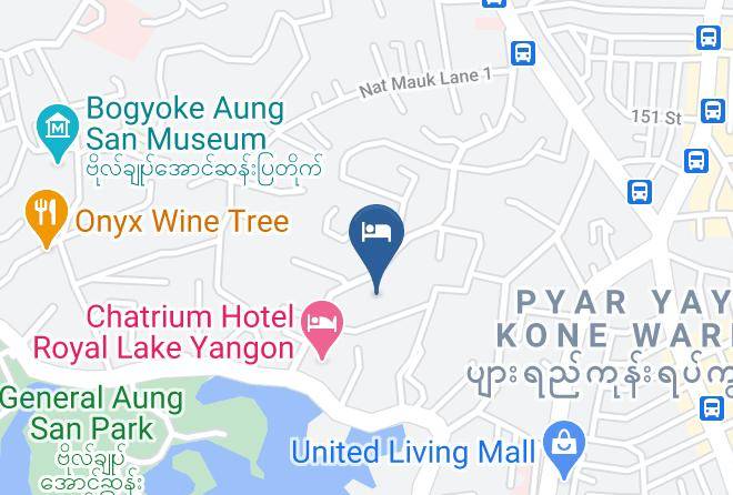 Yangon East - Best Western Green Hill Hotel Maps