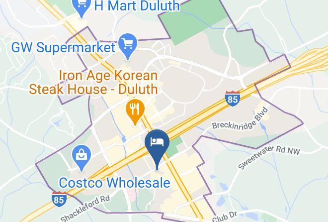 Gwinnett - Best Western Gwinnett Center Hotel Maps