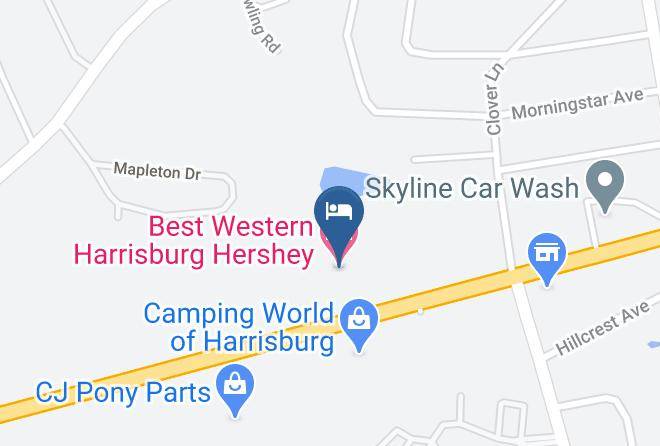 Dauphin - Best Western Harrisburg Hershey Hotel Maps
