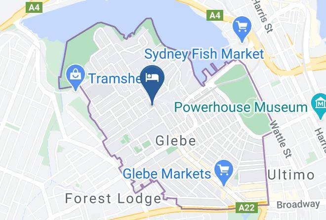 Sydney - Best Western Haven Glebe Maps