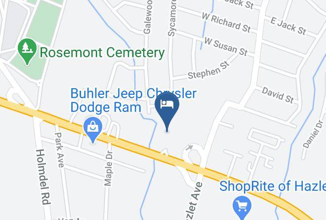 Monmouth - Best Western Hazlet Inn Maps