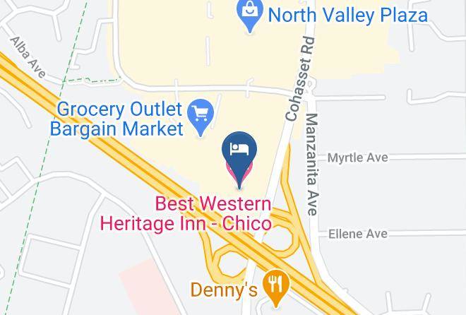 Butte - Best Western Heritage Inn Chico Maps