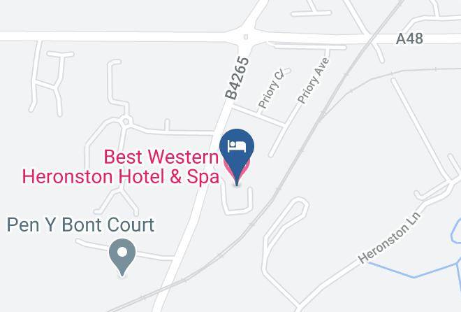 Vale Of Glamorgan - Best Western Heronston Hotel & Spa Maps
