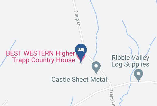 Lancs - Best Western Higher Trapp Country House Hotel Maps