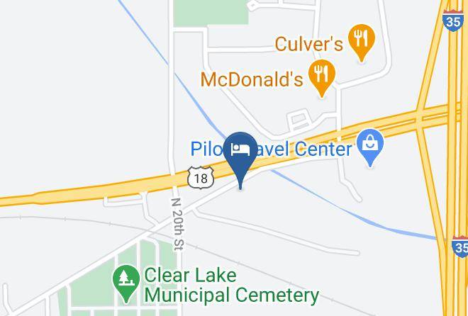 Cerro Gordo - Best Western Holiday Lodge Maps