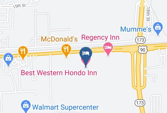 Medina - Best Western Hondo Inn Maps