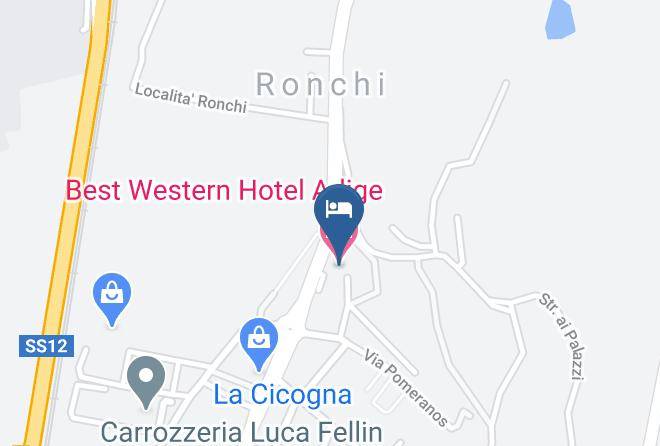 Trento - Best Western Hotel Adige Maps
