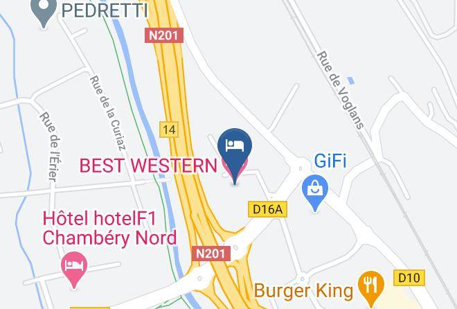 Savoie - Best Western Alexander Park Chambery Maps