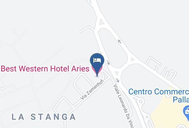 Best Western Hotel Aries Map