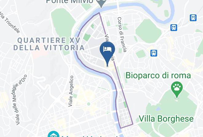 Best Western Hotel Astrid Roma Map