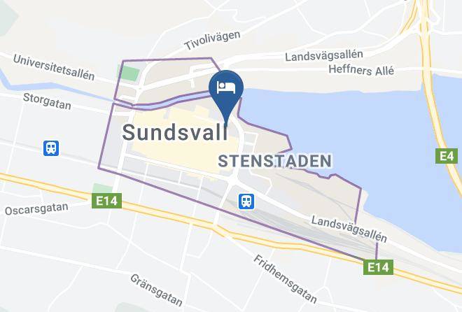 Sundsvall - Best Western Hotel Baltic Maps