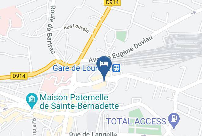 Hautes Pyrenees - Best Western Hotel Beausejour Lourdes Maps