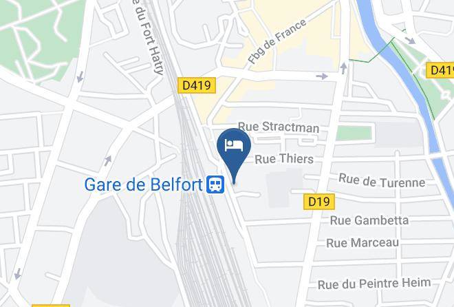 Territoire De Belfort - Best Western Hotel Belfort Maps