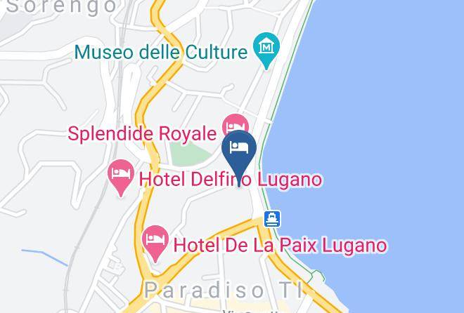 Lugano - Best Western Hotel Bellevue Au Lac Maps
