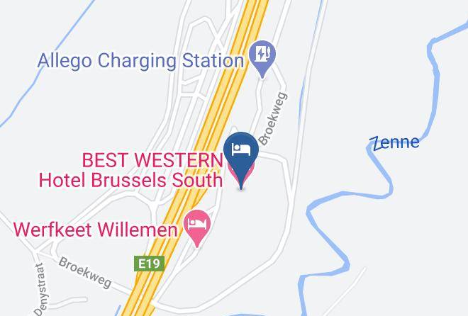Flemish Brabant - Best Western Hotel Brussels South Maps