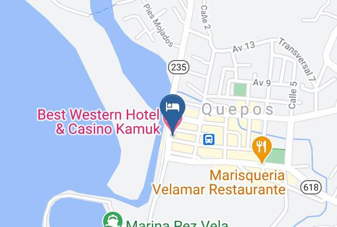 Aguirre - Best Western Hotel & Casino Kamuk Maps
