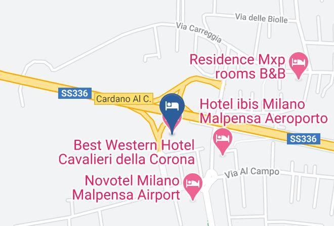 Varese - Best Western Hotel Cavalieri Della Corona Maps
