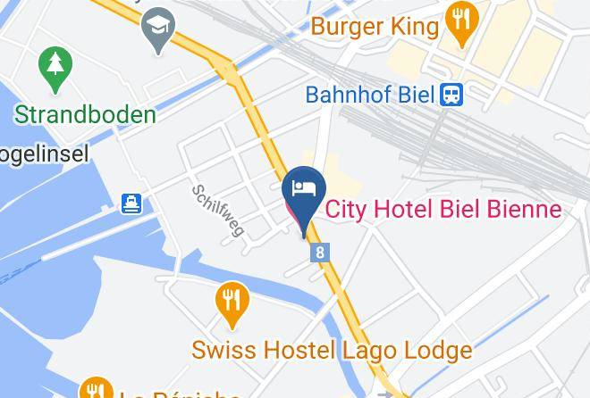 Biel - Best Western Hotel Continental Maps