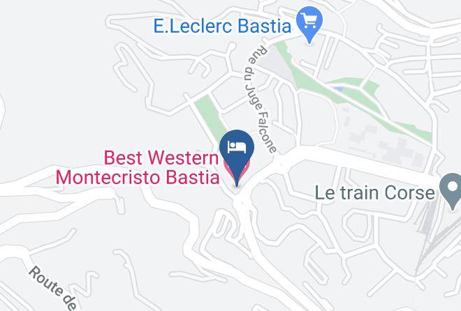 Northernsica - Best Western Montecristo Bastia Maps