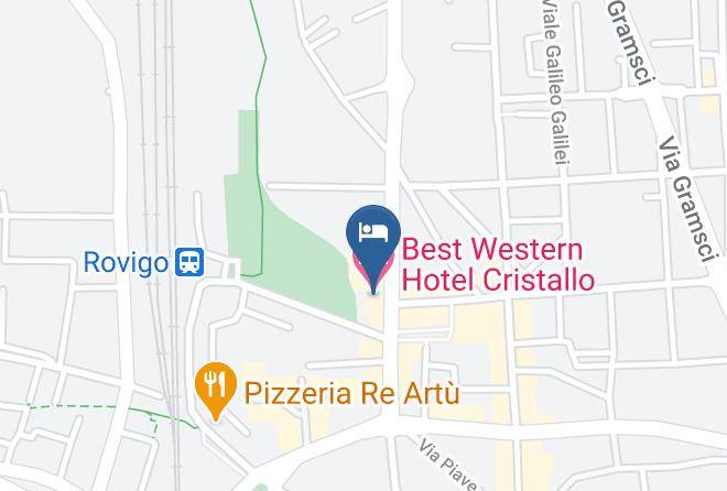 Rovigo - Best Western Hotel Cristallo Maps