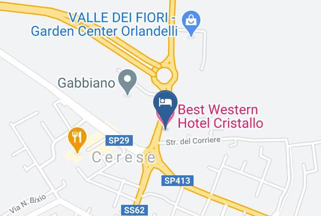 Mantua - Best Western Hotel Cristallo Maps