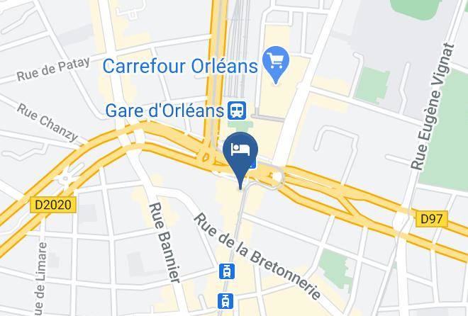 Best Western Hotel D'arc Orleans Map