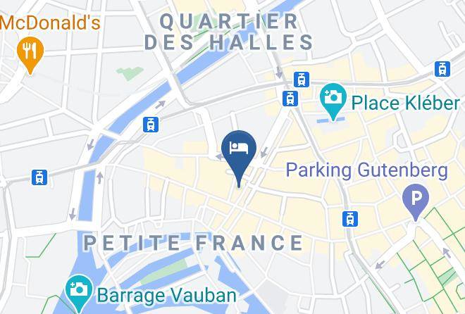 Bas Rhin - Hotel De L'europe Strasbourg By Happyculture Maps