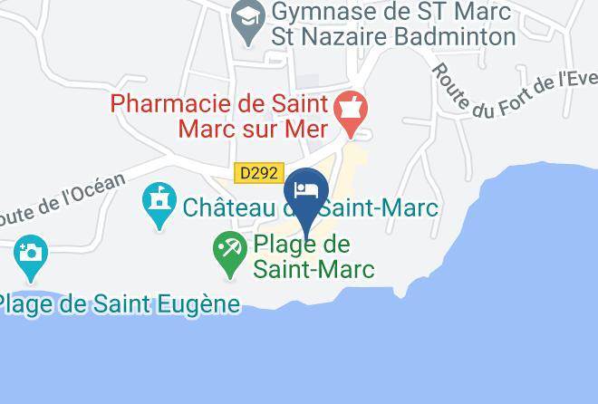 Loire Atlantique - Best Western Hotel De La Plage Maps