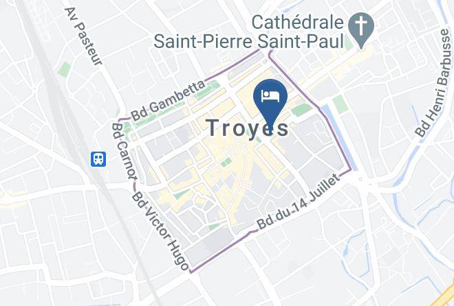 Aube - Best Western Premier Hotel De La Poste Troyes & Spa Nuxe Maps