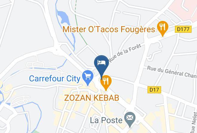 Ille Et Vilaine - Best Western Hotel Des Voyageurs Maps