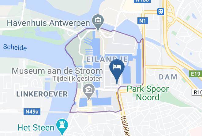 Antwerp - Best Western Hotel Docklands Maps