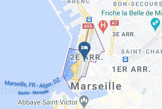 Bouches Du Rhone - Best Western Hotel Du Mucem Maps