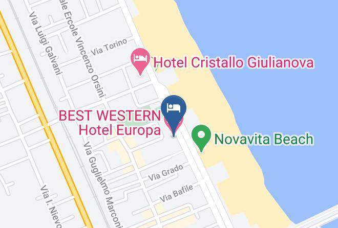 Teramo - Best Western Hotel Europa Maps