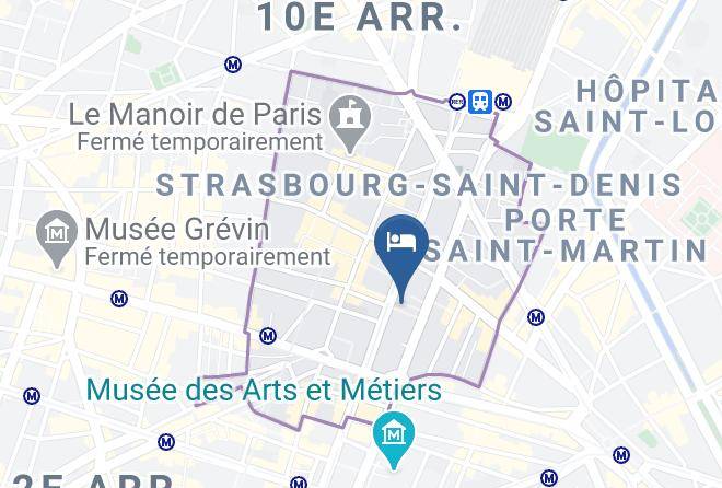 Paris - Best Western Hotel Litteraire Arthur Rimbaud Maps