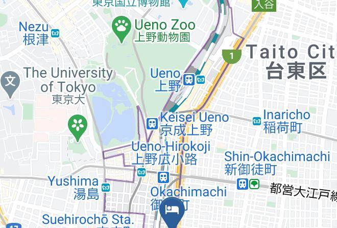 Taito Ward - Best Western Hotel Fino Tokyo Akihabara Maps