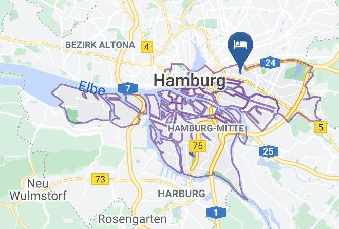 Best Western Hotel Hamburg International Map