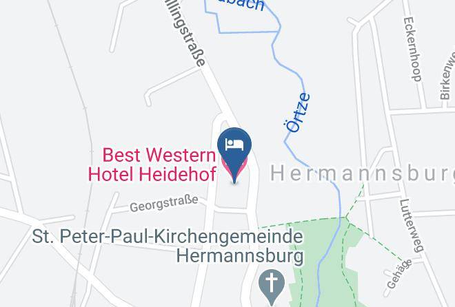 Celle - Best Western Hotel Heidehof Maps
