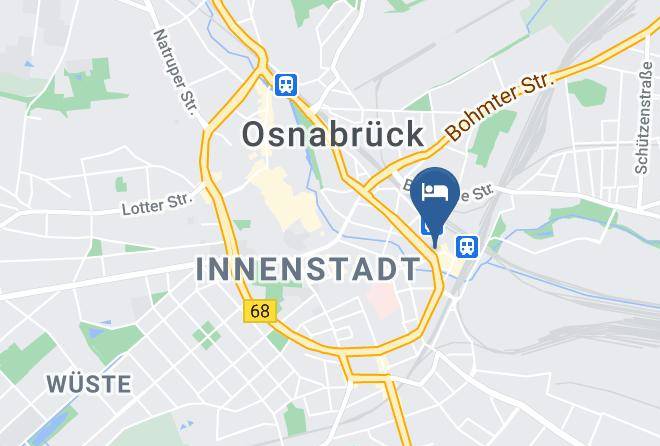 Osnabruck - Best Western Hotel Hohenzollern Maps