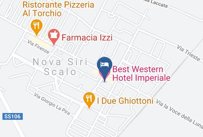 Matera - Best Western Hotel Imperiale Maps