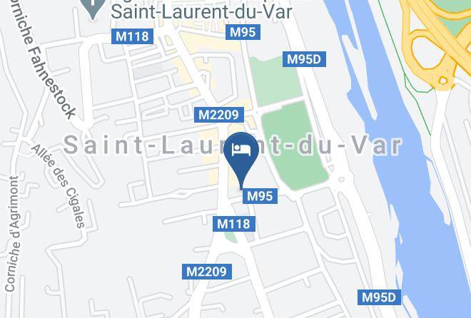 Maritime Alps - Best Western Hotel Journel Saint Laurent Du Var Maps