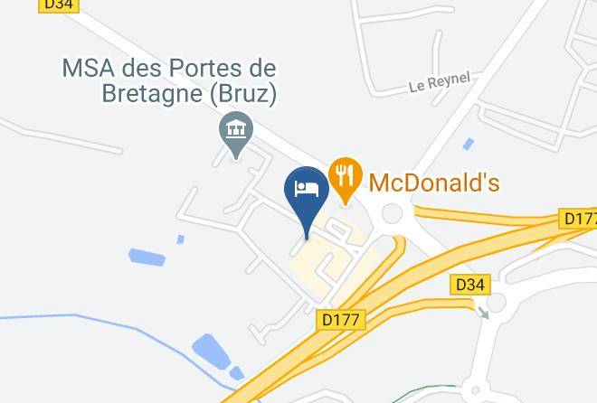 Ille Et Vilaine - Best Western Hotel Ker Lann Aeroport Maps