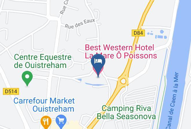 Calvados - Best Western Hotel La Mare O Poissons Maps