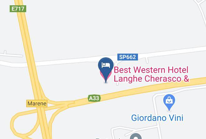 Cuneo - Best Western Hotel Langhe Cherasco & Spa Maps