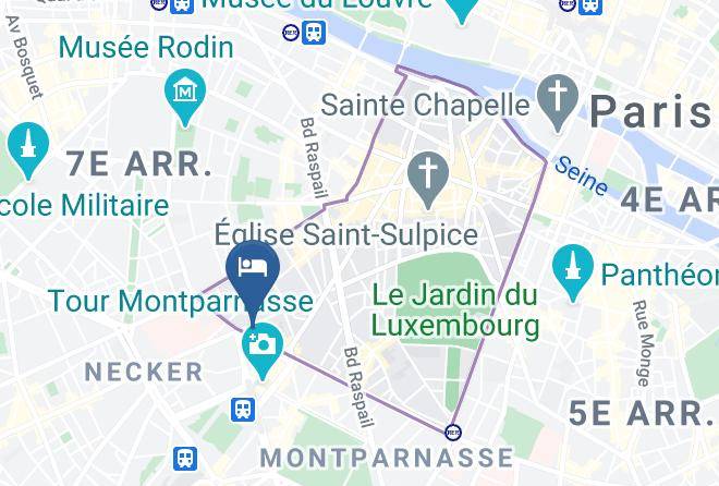 Paris - Best Western Hotel Le Montparnasse Maps
