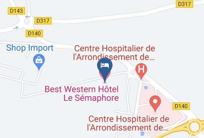 Pas De Calais - Best Western Hotel Le Semaphore Maps